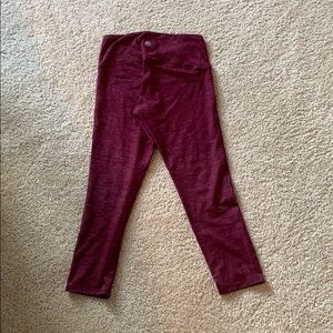 Maroon Athleta leggings